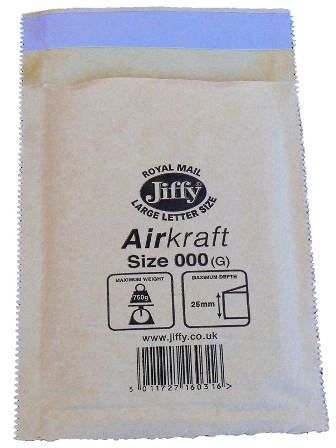 Jiffy Size JL000 (A) Envelopes